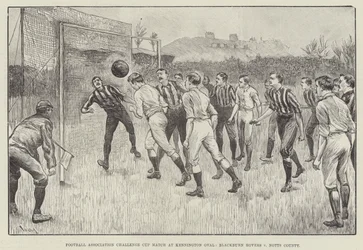 Football Association Challenge Cup Match at Kennington Oval, Blackburn Rovers v Notts County